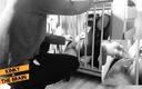 Kinky N the Brain: Good Pet Playing in Her Cage for Daddy