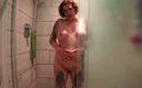 MILF MAFIA: Tattooed Slut Has a Shower After Sucking Dick - Behind the...