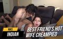 Niks Indian: Cream pied best friends hot wife
