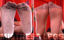 Mistress Legs: My Smelling Dirty White Socks in Your Face