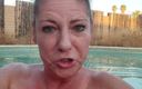 Elite lady S: Is Naked MILF Smoking in Swimming Pool