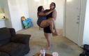 BBW nurse Vicki adventures with friends: Tori is strong she lifts up and her friend carries