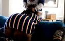 Exclusive dirty Diana: Thick black ass sucking dick