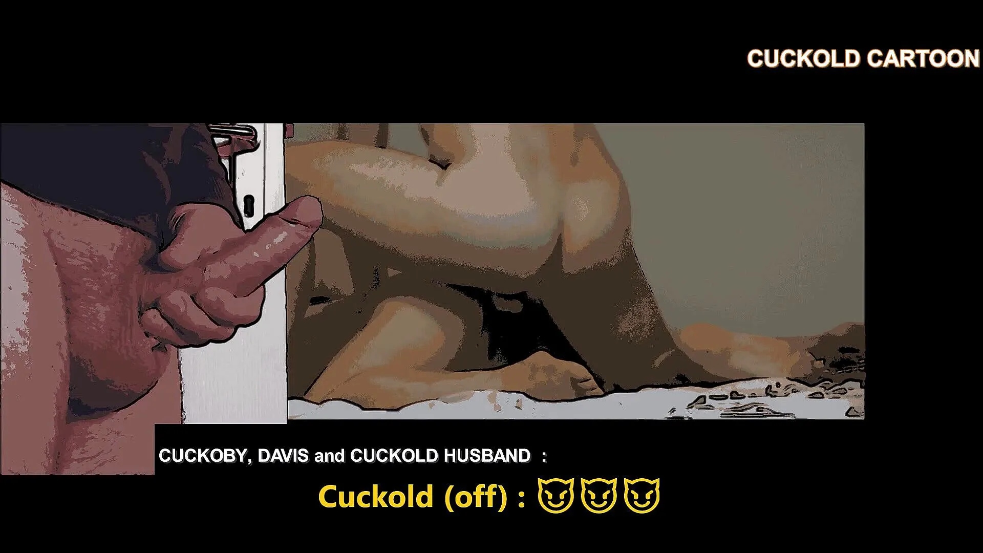 Cuckold cartoon : Anal in front of husband by Cuckoby | Faphouse