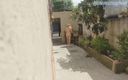 Active Couple Arg: Voyeur the Neighbor Naked in the Hallway and They Watch...