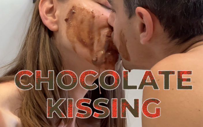 Wamgirlx: Galaxy chocolate kissing - deep kissing, snogging in melted chocolate