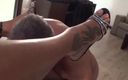 Ferreira studios: POV Tranny feet adoration before blowjob and cock licking in...