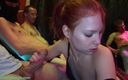 Real gangbangs: German chicks wild party orgy