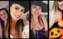 Nikki Nevada: Compilation of 4 Halloween 2022 cellphone vids