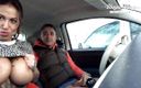 Mugur&#039;s World: Stunning brunette Heidi Van horny gives hot blowjob in car