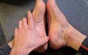 Arab hunk: Foot Slave Fitsh. Armpit Closer Look up.hairy Chest Nipple Play