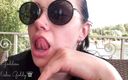 Goddess Misha Goldy: Sexy big lip lick &amp;amp; lip smelling &amp;amp; kiss &amp;amp; glasses fetish on...