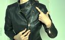 Lady Victoria Valente: Zippers of My Leather Jacket with Close-up
