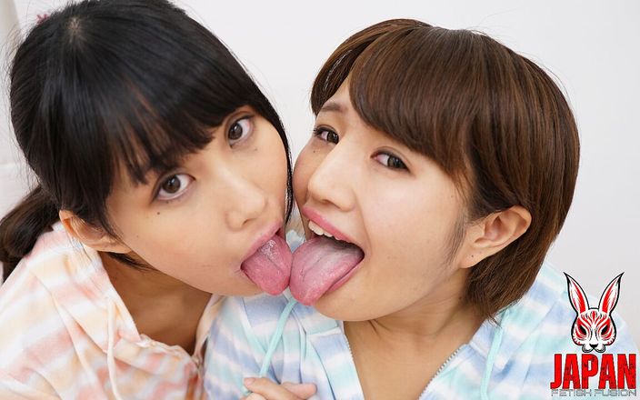 Japan Fetish Fusion: Lesbian Kisses, Cutie Lovely Konoha Kasukabe &amp; Kotomi Shinozaki