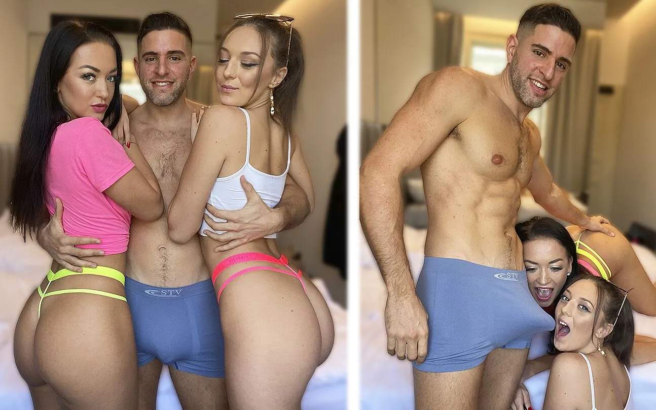 Super hot threesome with 2 sexy Czech girls by Antonio Mallorca Studio Faphouse
