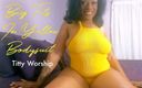 Miss Safiya: Big tits in yellow bodysuit