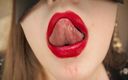 Busty Vic: Tongue, mouth fetish, tits teasing