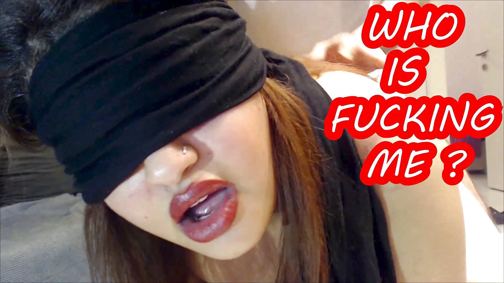 Blindfolded woman has no idea she fucked by stranger! by Evelyn Butt Faphouse picture