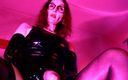 Eva Latexxx: Femdom Solo Mistress Eva Latex Goddess in Vinyl Heels