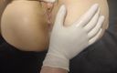 Couple JG: Doctor at home examined my pussy with latex gloves