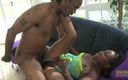 Shagging Moms: Being horny at home makes this ebony milf ride the...