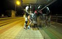 Dada Deville: Quick Risky Sex on a Bus Stop - Squirting Orgasm and...