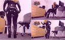 Nylon fetish 4u: Episode 485. a Slave Humiliating Task From Shiny Latex Mistress in...