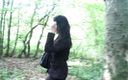 Foot Girls: Goddess Gloria humiliating her slave in the woods