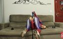 Redqueen films: Spider girl gets a anal toy fuck