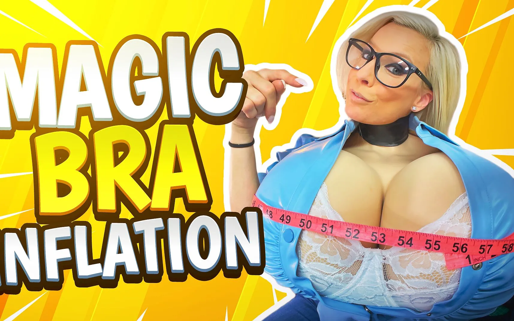 Magic bra inflation, Im so happy to have huge tits! by The busty Sasha Faphouse