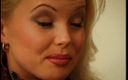 Stunning Blondes: Juicy blonde with big natural tits courts Madam Knuckle in...